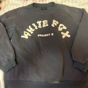 White fox crewneck